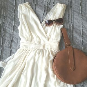Short flowy Papaya dress